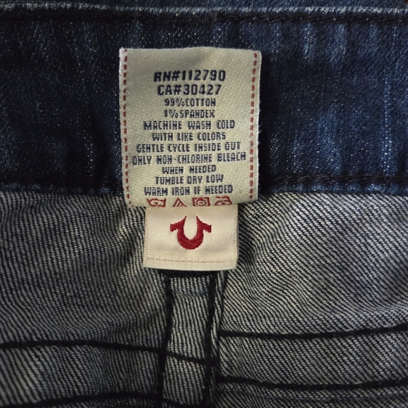 True Religion Womans Stella Blue Jeans Size 28 - Picture 6 of 7